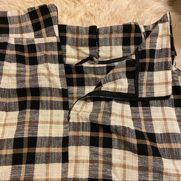 Zara Plaid Mini Skirt Size Medium - Picture 8 of 12